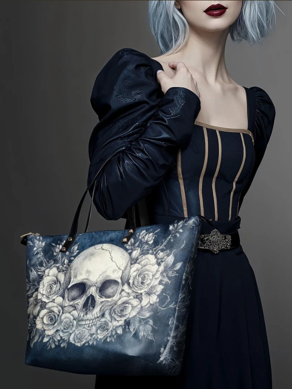 Skullette Tote Bag "Frostmourne"